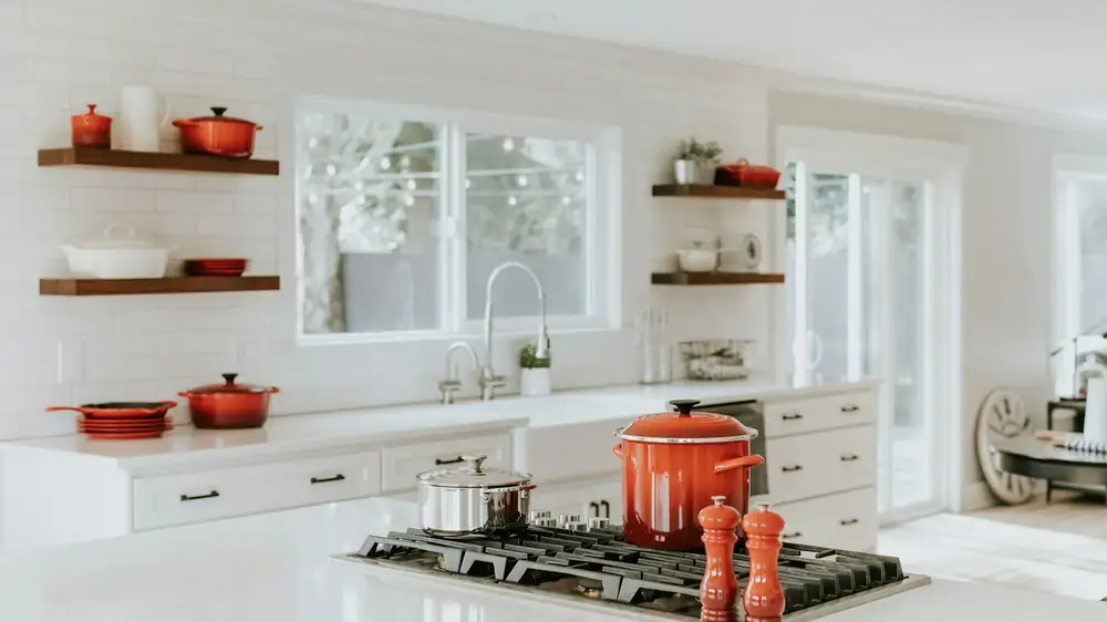 A counter where only daily appliances have permanent positions